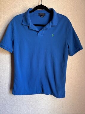 Polo by Ralph Lauren Kids Royal Blue Polo with Green Pony